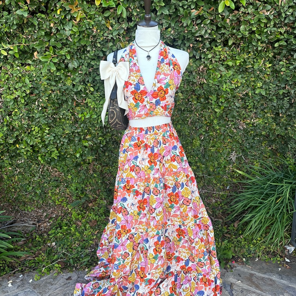 ✨Floral two piece set